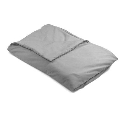 Grey cotton weighted blanket for adults