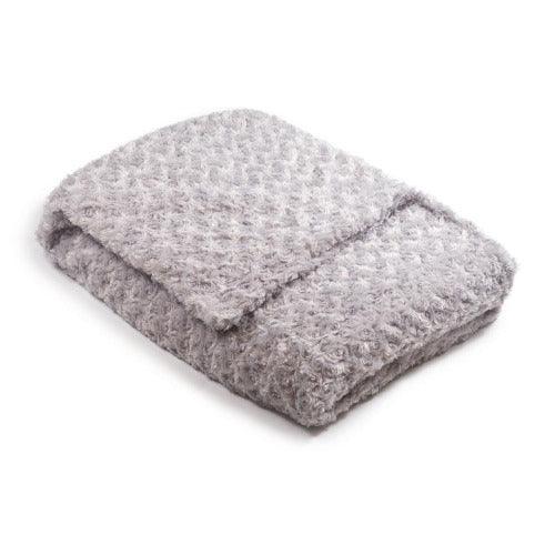 Silver Grey Luxurious Soft Chenille Weighted Blanket for adults